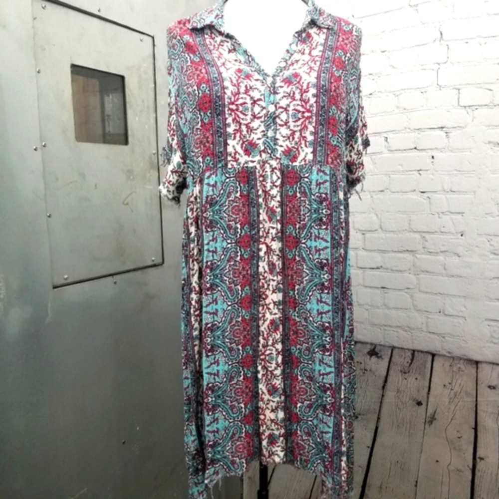 Uncle frank size medium dress hippie boho  simplicity nwot